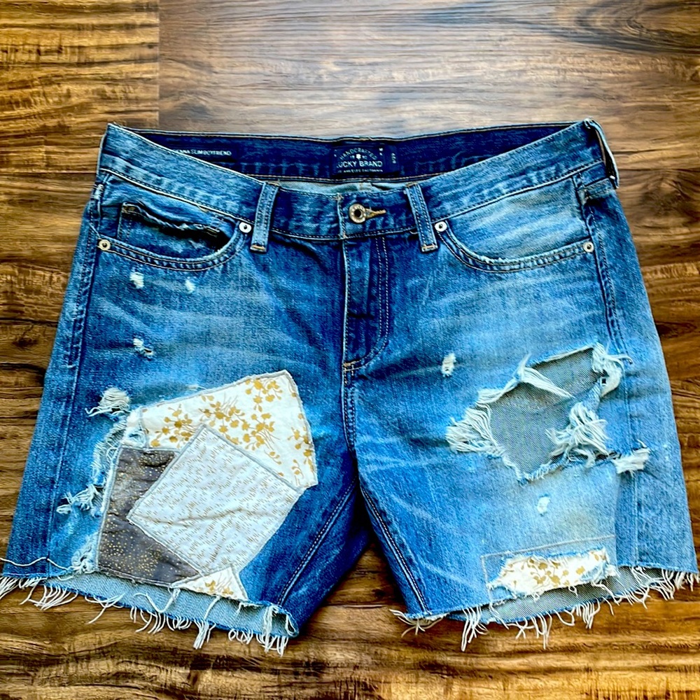 Lucky brand cutoff denim